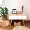 Bàn gỗ trang điểm ngồi bệt mini có gương
