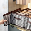 Hộp vải đựng quần áo chia 7 ngăn có nắp đậy