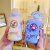 Bình giữ nhiệt Happy Lotso kèm ống hút và dây đeo 600ml