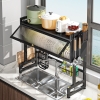 Kệ chén nhà bếp 2 tầng có nắp đậy đa năng