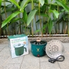 Ca nấu mì, nấu lẩu mini siêu tốc có lồng hấp inox 18cm