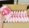 Hộp 10 gói giấy ướt hình gấu dâu siêu hot loại mới