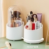 Hộp đựng cọ trang điểm xoay 360 độ để bàn tiện dụng