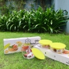 Set 3 bát thuỷ tinh có nắp tiện lợi 450ml