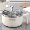 Ca úp mì ruột inox có tay cầm NẮP GẤU