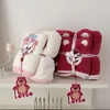 Set 2 khăn tắm gấu dâu Lotso mền mịn