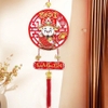 Dải treo thần tài lúc lắc CÀNH QUẠT VÀNG