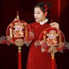 Dải treo thần tài lúc lắc CÀNH QUẠT VÀNG