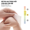 Thùng 10 gói khăn ướt Topgia 100 tờ an toàn cho mọi loại da