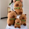 Gấu bông Capybara đeo ẾCH ngộ nghĩnh size 40cm