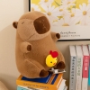 Gấu bông chuột Capybara có dây rút GÀ CON đáng yêu size 45cm