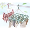 Giá móc 32 kẹp treo phơi quần áo gấp gọn