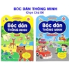 Set 6 cuốn sách bóc dán thông minh Song ngữ Việt Anh cho bé