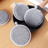 Set 5 miếng bọt biển tròn rửa chén cọ nồi 2 mặt đa năng