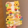 Set 14 kẹp tóc dễ thương hoạ tiết hoạt hình cho bé