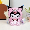 Túi Kuromi Silicon đeo chéo kiểu dáng dễ thương