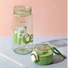 Bình nước hình gấu Nice 650ml có nắp bấm và quai xách