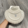 Đĩa sứ hình sò hoạ tiết hoa quả sang trọng