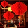 Set 10 đèn lồng đỏ trang trí lễ hội tết size 30cm