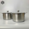 Nồi luộc gà inox cao cấp 30cm nắp kính Kamira