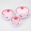 Bộ 3 thố sứ có nắp hút chân không cao cấp