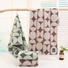 Khăn tắm sợi cotton hoạ tiết sang đẹp siêu thấm 50x100cm