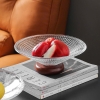 Tô thuỷ tinh đựng hoa quả chấm bi LXGW001 size 24cm