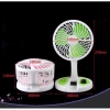 Quạt tích điện gấp gọn có đèn LED KC 5811