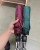 Ô dù che nắng mưa gấp gọn tự động hai chiều kèm đèn pin