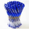 Set 100 cây bút bi nước có nắp đậy màu xanh