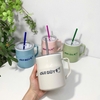 Ly giữ nhiệt 2 lớp Chill Girl có quai cầm kèm ống hút TLT 700ml