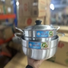 Bộ 2 nồi lẩu nhôm Kim Sang siêu dày size 24,26cm