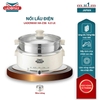 Nồi lẩu điện lòng inox rời 4 Lít Ladomax HA-236