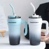 Bình giữ nhiệt có tay cầm kèm ống hút Thinkdiffent 860ml BGN801