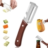 Dao bào cắt sợi rau củ bằng thép không gỉ cán gỗ đa năng