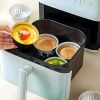 Set 100 cái khay giấy bạc tròn nướng bánh hoạ tiết 125ml