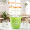 Xô đá nhựa tròn tiện dụng 5.5L Vĩ Hưng 7223