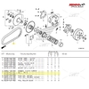 [SHVN] Dây cu-roa (đai truyền động CVT) cho xe SHVN 125-150 đời 2014-2019 zin chính hãng Honda Việt Nam