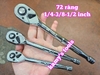 Cần tuýp tự động đảo chiều 1/4 inch 3/8 inch 1/2 inch 72 răng cao cấp TGT KING Wetools