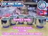 Đầu tuýp 3/4 inch 6 cạnh trắng Kingtony 52mm 55mm 60mm 63mm 70mm 633552M 633555M 633560M 633563M 633570M