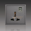 mua ổ cắm đa năng kèm 2 ổ sạc usb simon màu xám đen 70e725-61 ở đâu