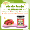 Bột nêm ăn dặm Chubby, bột nêm rau củ, bột nêm bò rau củ, bột nêm heo gà rau củ, bột nêm nấm đông cô, bột nêm rong biển cá tuyết 60gr