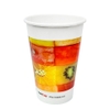 Cốc giấy 12oz 2PE kèm nắp lạnh - Trái Cây