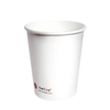 Cốc giấy 8oz kèm nắp - Trắng