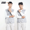 ao-gile-bao-ho-lao-dong-phan-quang-4-tui-chat-vai-kaki-luoi-thoang-mat-tham-hut-