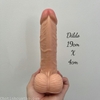 Dương vật giả màu da silicone mềm