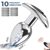 Nút hậu môn mỏ neo inox rung kích thích điều khiển từ xa
