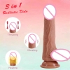 Dương vật giả cao cấp tự động rung duỗi, sưởi ấm thông minh 19cm
