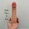 Dương vật giả màu da silicone mềm