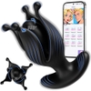 Hellflower Máy massage tuyến tiền liệt, đồ chơi tình dục hậu môn,nút bịt hậu môn, rung ngoáy 360 độ cực sướng